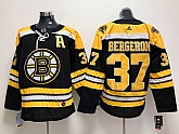 Boston Bruins 37 Patrice Bergeron With Patch Black Adidas Stitched Jersey,baseball caps,new era cap wholesale,wholesale hats